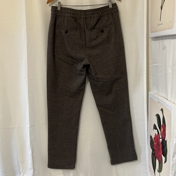 Zara Tweed Pattern Drawstring Pant - Picture 3 of 4